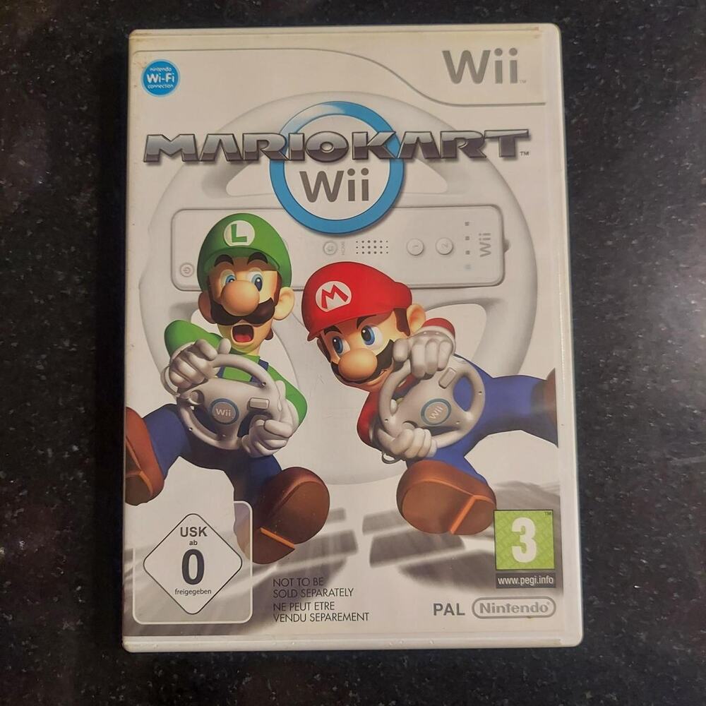 Wii Mario Kart (PAL Europe Region Locked Version)